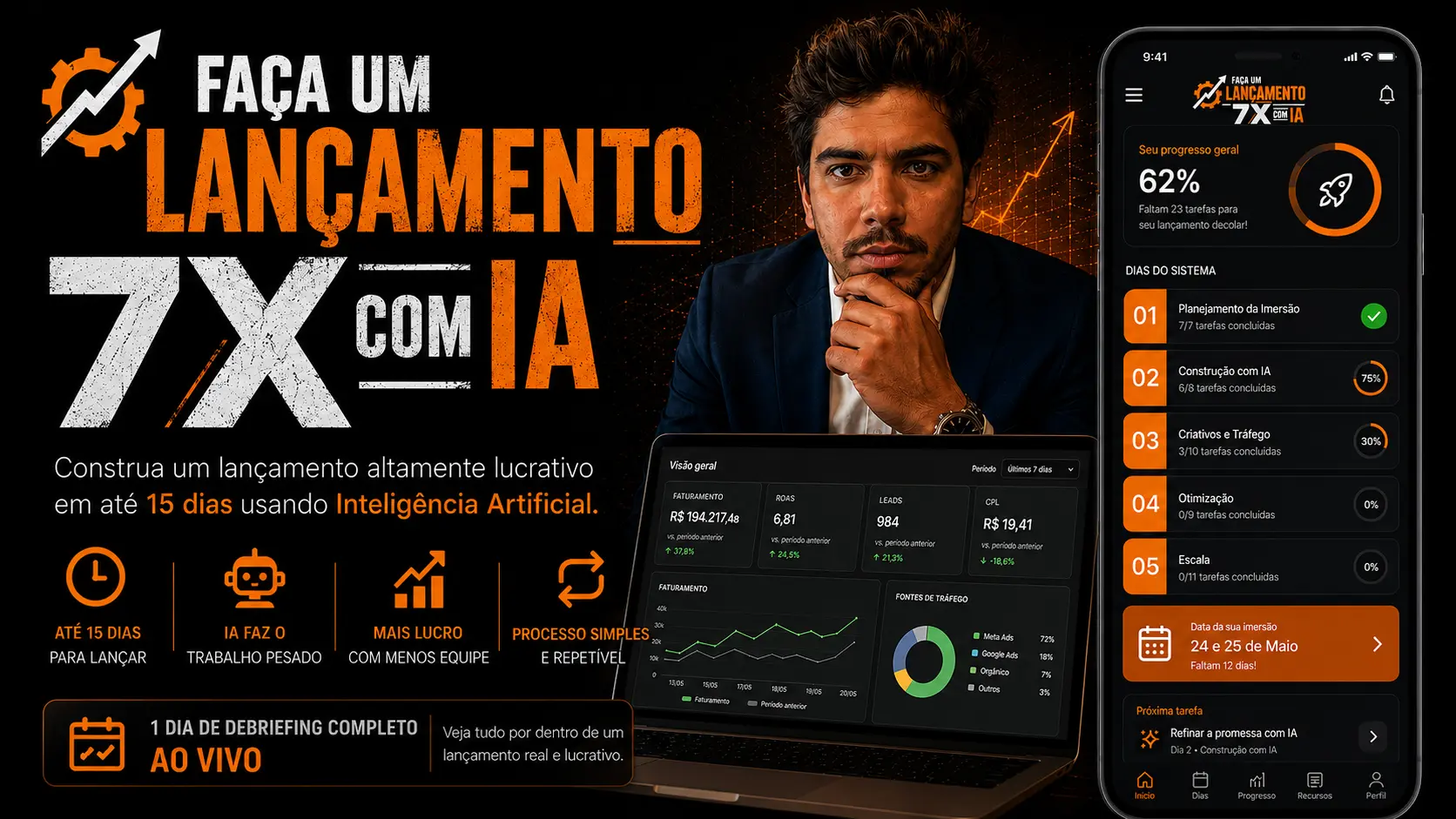 Faça um Lançamento 7X com IA — com Joe Mello